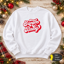 Load image into Gallery viewer, Santa Baby Christmas Sweatshirt
