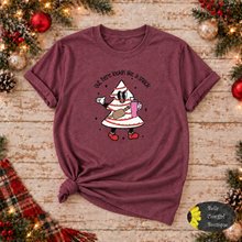 Load image into Gallery viewer, Out Here Lookin' Like A Snack Funny Christmas Cake T-Shirt
