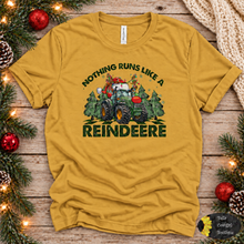 Load image into Gallery viewer, Nothing Runs Like A Reindeere Funny Western Christmas T-Shirt
