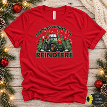 Load image into Gallery viewer, Nothing Runs Like A Reindeere Funny Western Christmas T-Shirt
