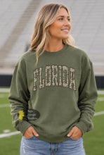 Load image into Gallery viewer, Distressed Country Camo Florida Sweatshirt
