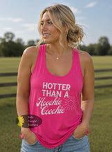 Load image into Gallery viewer, Hotter Than A Hoochie Coochie Country Music Summer Women's Tank Top
