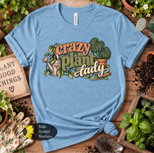 Load image into Gallery viewer, Crazy Plant Lady Gardener T-Shirt
