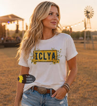 Load image into Gallery viewer, ICLYA License Plate I Can't Love You Anymore Country Music T-Shirt
