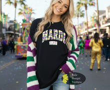 Load image into Gallery viewer, Camo Mardi Gras Celebration T-Shirt
