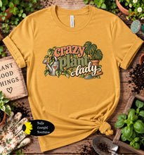 Load image into Gallery viewer, Crazy Plant Lady Gardener T-Shirt
