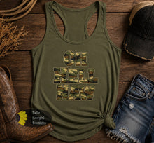 Load image into Gallery viewer, Camo Oh Hell Naw Funny Western Women's Tank Top
