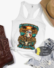 Load image into Gallery viewer, Not A Worry In The World Life Is Good Today Leopard Print Country Music Women's Tank Top
