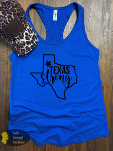 Texas Strong Patriotic Women's Tank Top