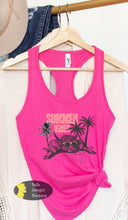 Load image into Gallery viewer, Summer Vibes Highland Cow Western Beach Women's Tank Top
