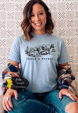 Load image into Gallery viewer, Thank A Farmer Cow Lover Beef Country T-Shirt
