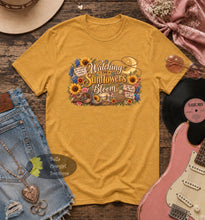 Load image into Gallery viewer, Watching The Sunflowers Bloom Country Music Concert T-Shirt
