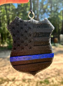 Back The Blue Support Law Enforcement Patriotic Freshie