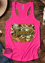 Load image into Gallery viewer, How'd You Get So Jaded Leopard Print Country Music Women's Tank Top
