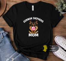 Load image into Gallery viewer, Bubblegum German Shepherd Mom T-Shirt
