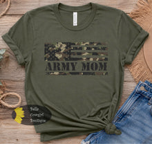 Load image into Gallery viewer, Camo Army Mom Military T-Shirt

