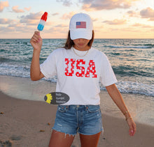 Load image into Gallery viewer, USA Stars Patriotic T-Shirt

