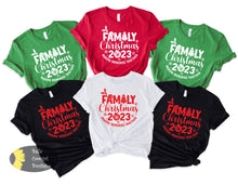 Load image into Gallery viewer, Family Christmas 2023 Matching Unisex T-Shirts
