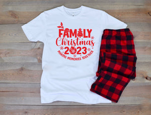 Family Christmas 2023 Matching Unisex T-Shirts