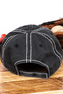 Baseball Mom Distressed Hat