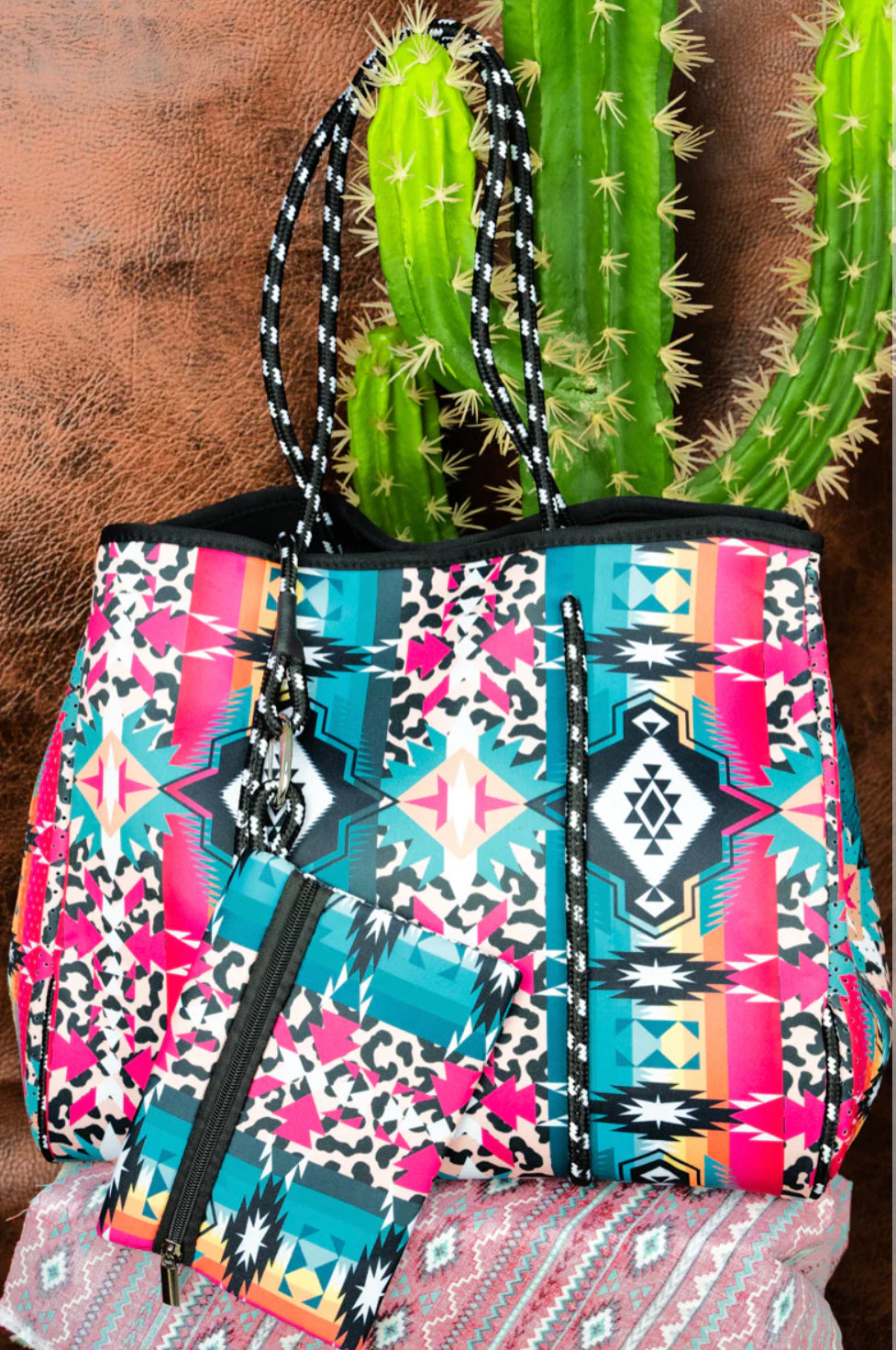 Aztec Neoprene Tote Bag