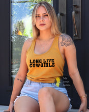 Load image into Gallery viewer, Long Live Cowgirls Country Western Women&#39;s Tank Top
