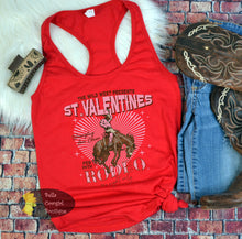 Load image into Gallery viewer, St. Valentine Rodeo Wild Western Valentine's Day Women's Tank Top
