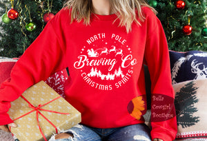 North Pole Brewing Co Christmas Sweatshirt