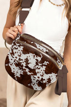 Load image into Gallery viewer, Cow Print Western Crossbody Purse
