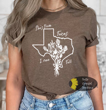 Load image into Gallery viewer, She's From Texas I Can Tell Country Music Concert Festival T-Shirt
