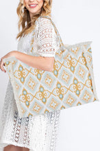 Load image into Gallery viewer, Aztec Boho Desert Days Fringe Beach Bag Shoulder Tote
