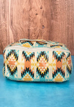 Load image into Gallery viewer, Spanish Style Southwestern Expandable Makeup Bag
