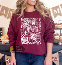 Load image into Gallery viewer, Vintage Football Game Day Sweatshirt

