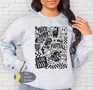 Vintage Football Game Day Sweatshirt