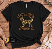 Load image into Gallery viewer, Camo Husky Mom T-Shirt
