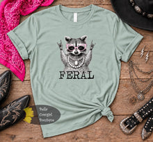 Load image into Gallery viewer, Boujee Feral Racoon Funny T-Shirt
