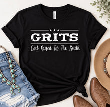 Load image into Gallery viewer, Grits Girl Raised In The South Southern Country T-Shirt
