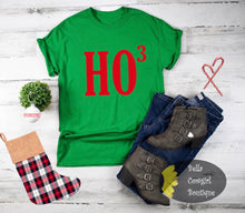 Load image into Gallery viewer, HO HO HO Santa Funny Math Christmas T-Shirt
