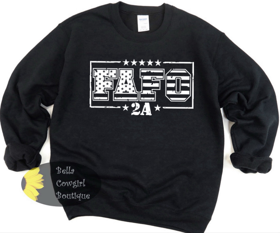FAFO 2A Patriotic Sweatshirt