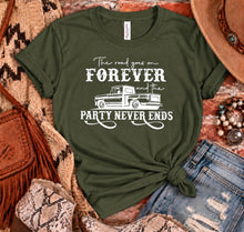 Load image into Gallery viewer, The Road Goes On Forever Country Music T-Shirt
