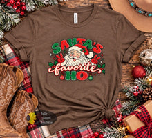 Load image into Gallery viewer, Santa's Favorite Ho Vintage Christmas T-Shirt
