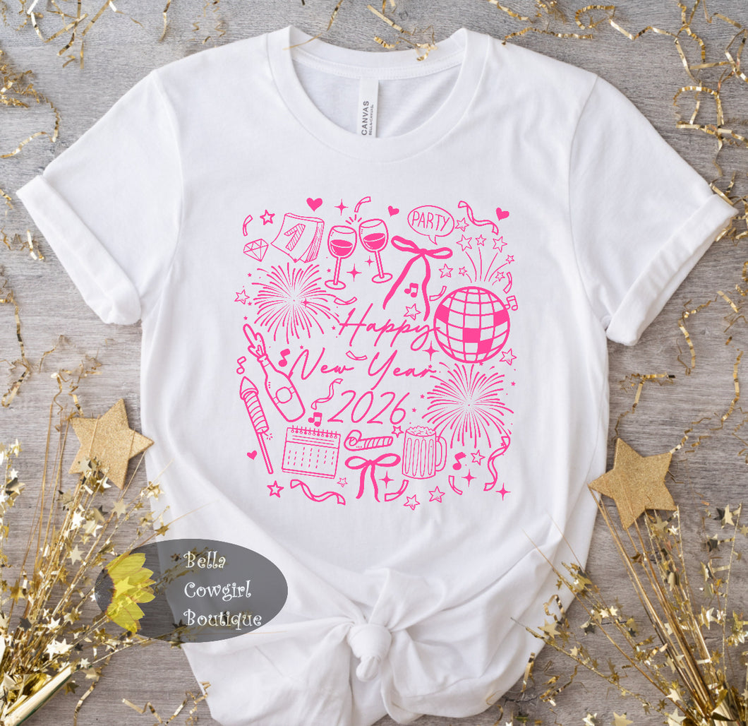 New Year 2026 Collage T-Shirt