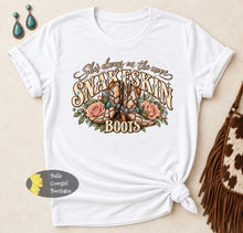 Load image into Gallery viewer, Snakeskin Boots Country Western T-Shirt
