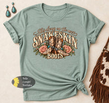 Load image into Gallery viewer, Snakeskin Boots Country Western T-Shirt

