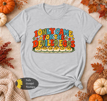Load image into Gallery viewer, I Only Came For The Deviled Eggs Funny Thanksgiving T-Shirt
