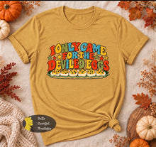 Load image into Gallery viewer, I Only Came For The Deviled Eggs Funny Thanksgiving T-Shirt
