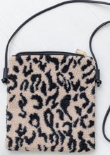 Load image into Gallery viewer, Panther Sherpa Crossbody Purse
