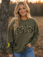 Load image into Gallery viewer, Distressed Country Camo Deer Camp Sweatshirt
