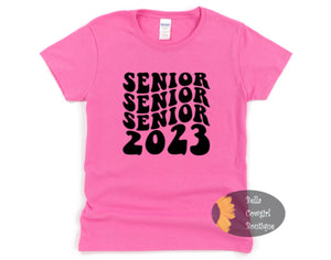 Senior 2023 Graduation Wavy Women's T-Shirt