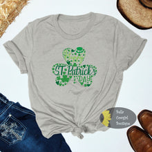 Load image into Gallery viewer, Happy St. Patrick&#39;s Day Clovers T-Shirt
